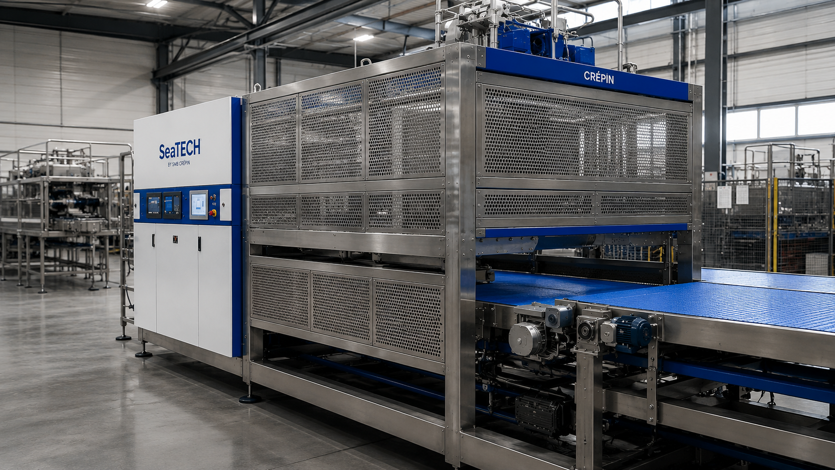 Équipement industriel sur mesure SeaTECH conçu par SMB Crépin